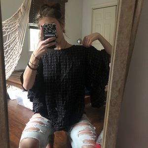 Black and white Loft shirt